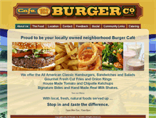 Tablet Screenshot of cafe152burgerco.com